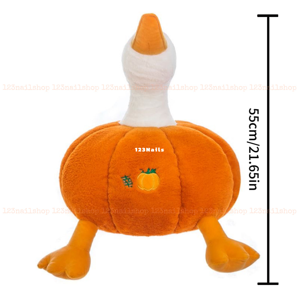 Halloween Cute Pumpkin Duck Plush Toy, Fun Gift Idea for Halloween