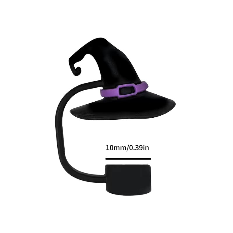 Halloween Limited Edition Dustproof Silicone Straw Caps