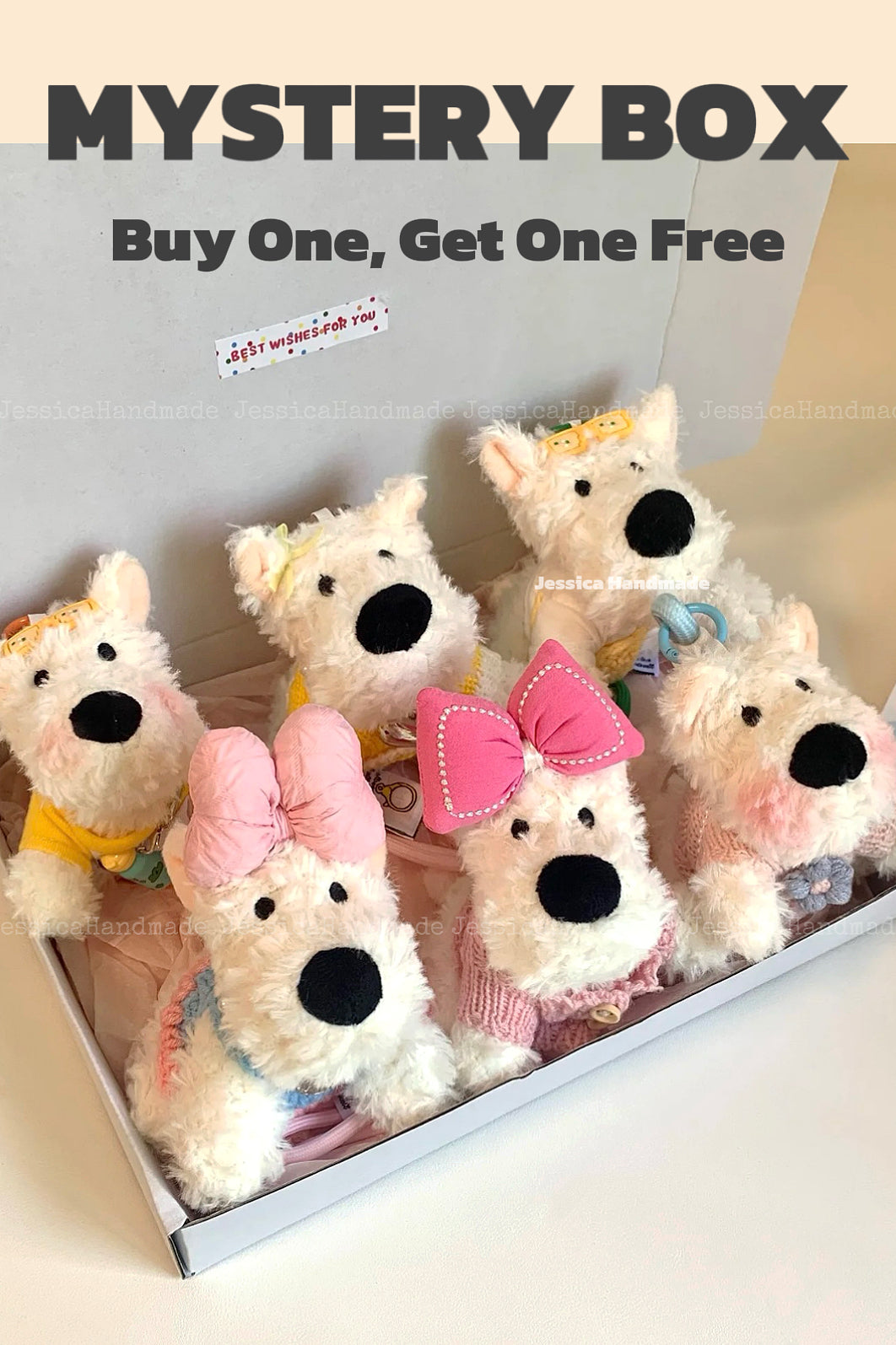 DIY Puppy Bag Charms, MYSTERY BOX, Buy One, Get One Free