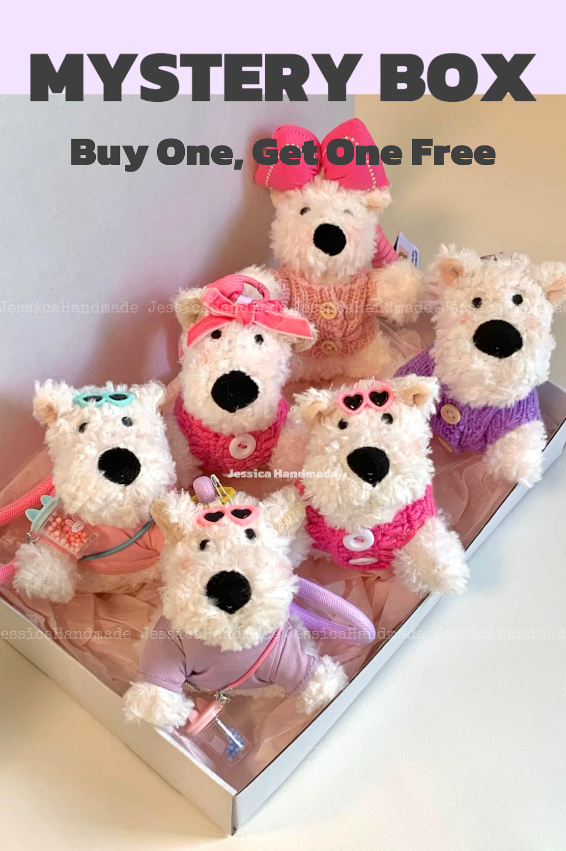 DIY Puppy Bag Charms, MYSTERY BOX, Buy One, Get One Free