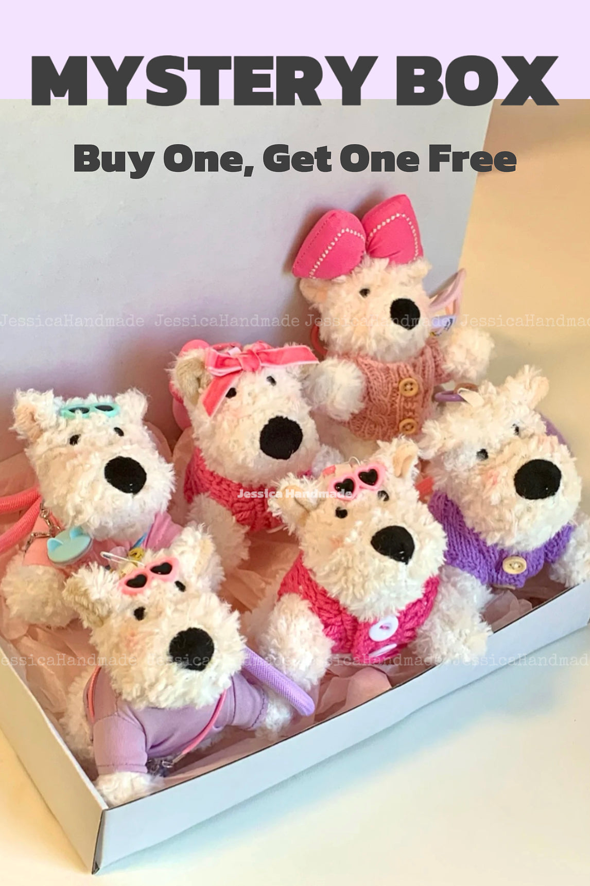 DIY Puppy Bag Charms, MYSTERY BOX, Buy One, Get One Free