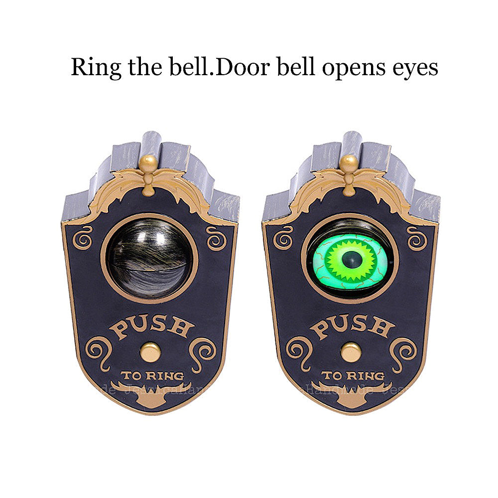 3D Halloween horror eye doorbell