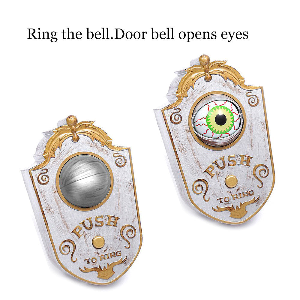 3D Halloween horror eye doorbell