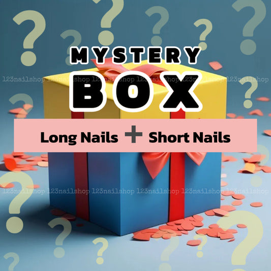 2 Sets Handmade Press On Nails Mystery Box